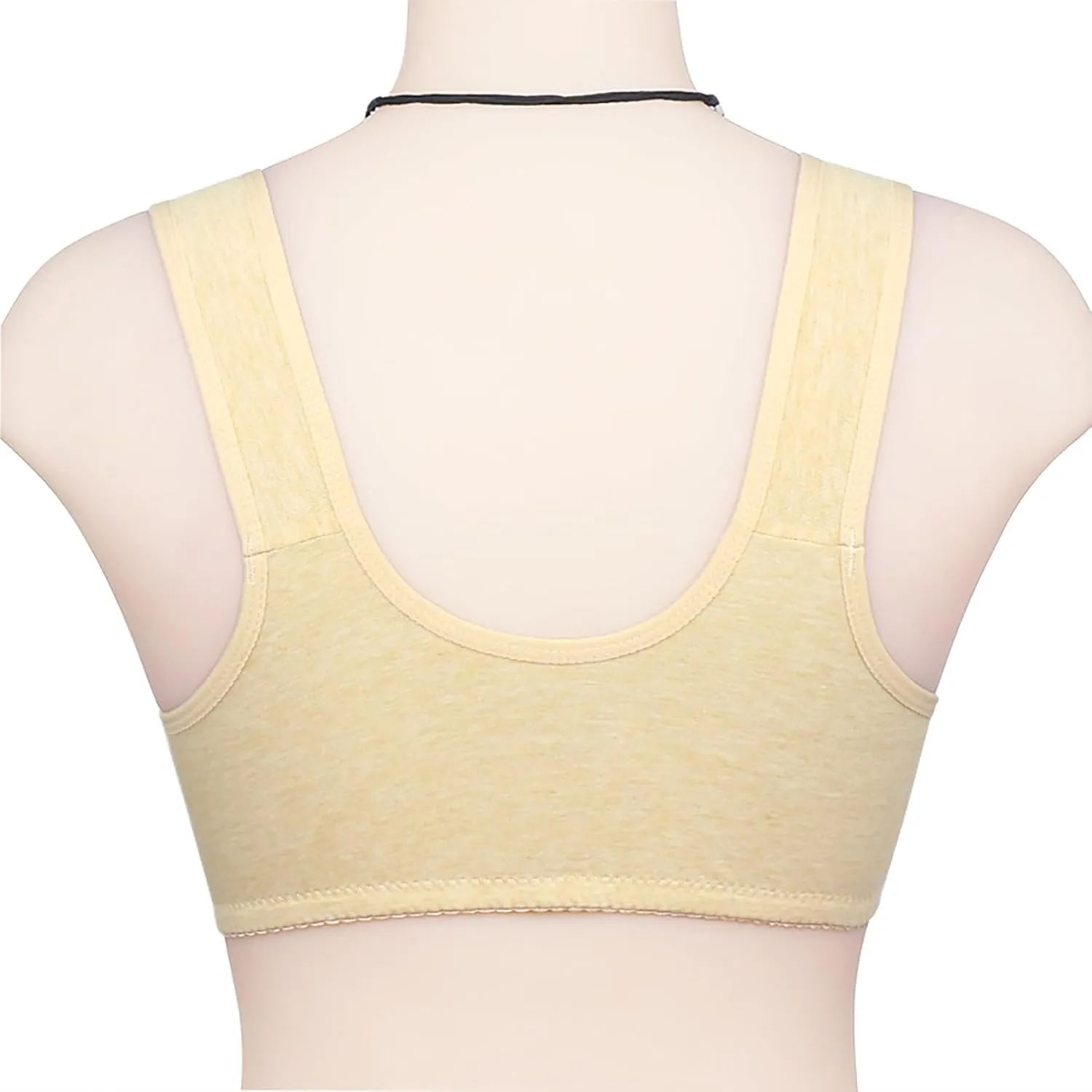 Bras for Older Women Push up Breathable Front Snap Closure Bras Full Support No Underwire Plus Size Everyday Bra