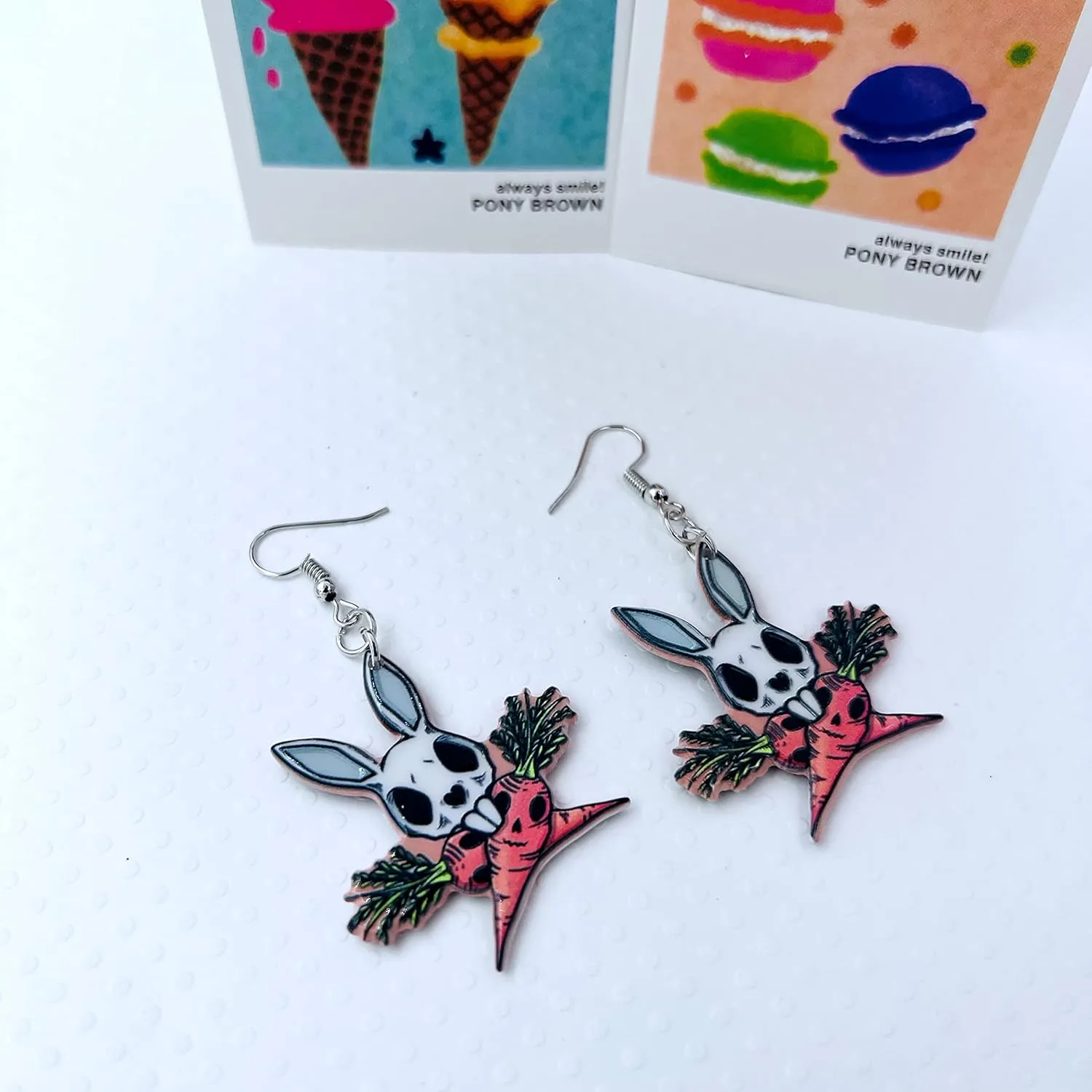 Bunny Jewelry for Women - Easter Earrings - Rabbit Jewelry Accessories - Easter Egg Earrings