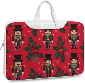 Christmas Nutcrackers Holiday Laptop Tote Bag Waterproof Computer Carrying Case Business Office Briefcase