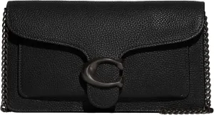 Coach Tabby Chain Clutch, Black