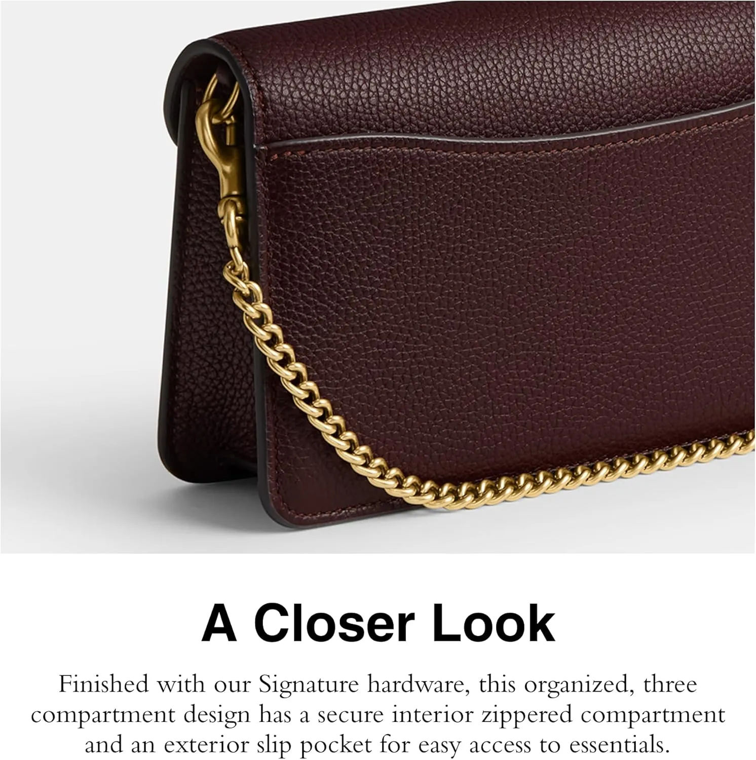 COACH Tabby Chain Clutch