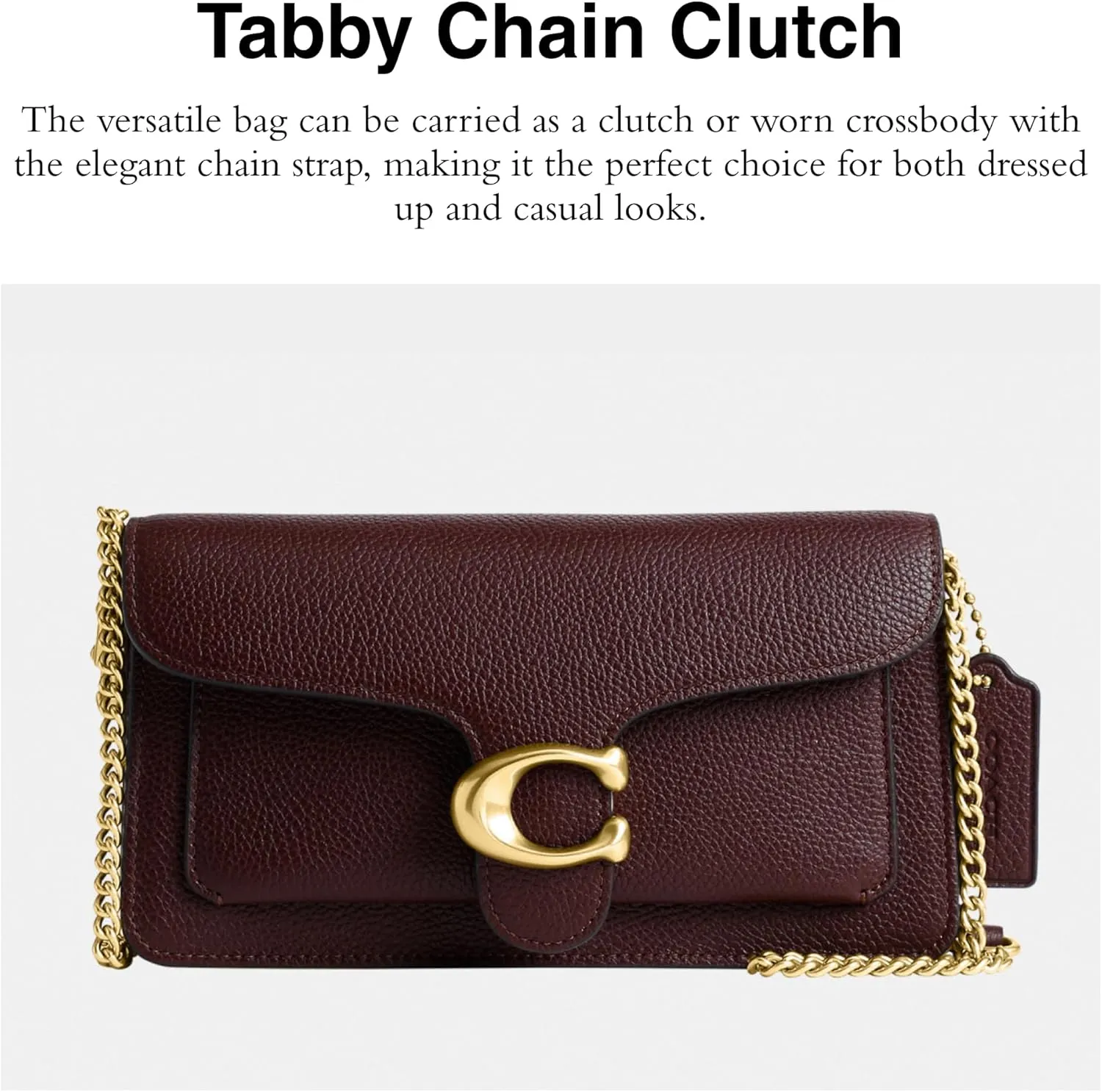COACH Tabby Chain Clutch