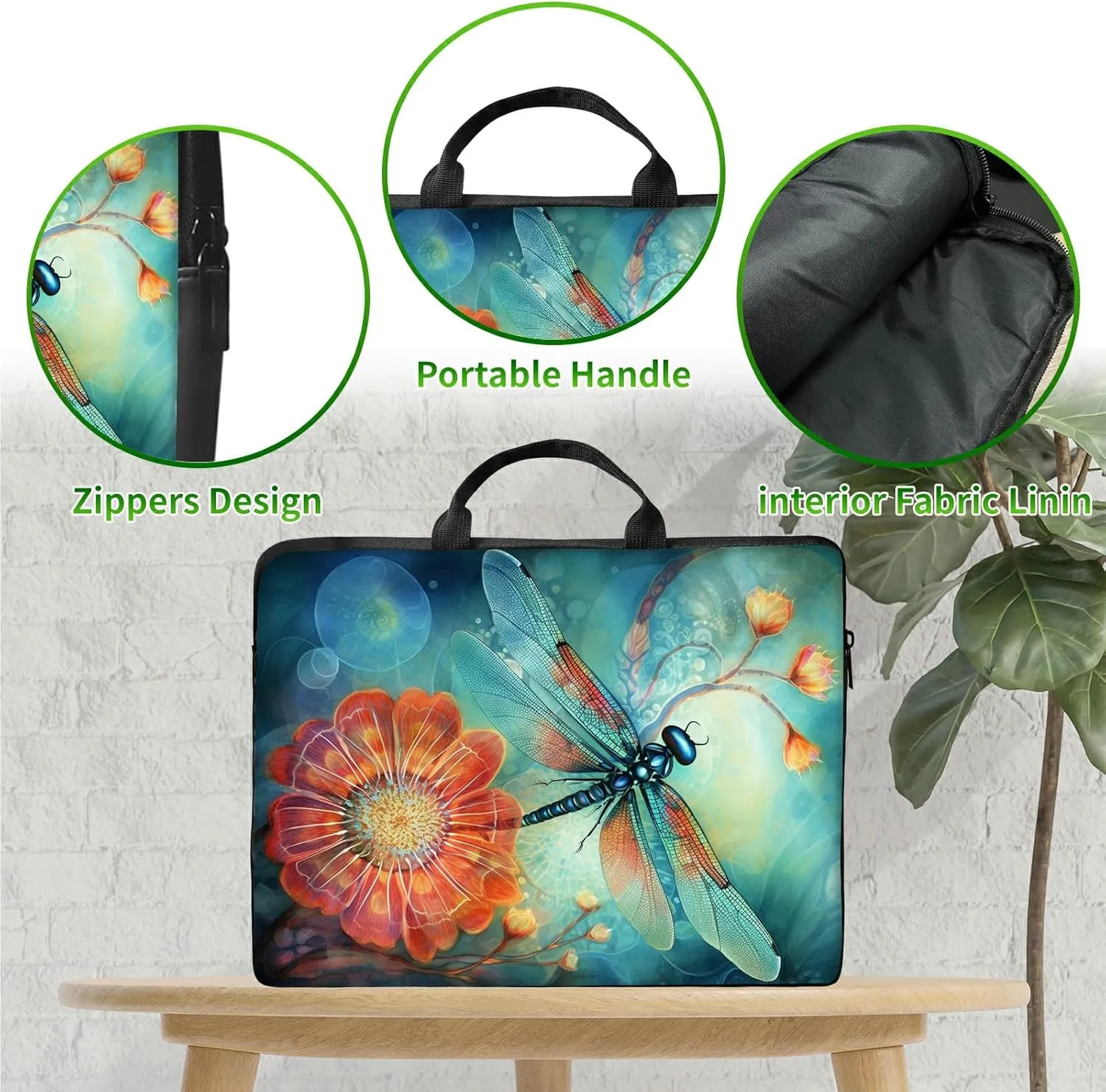 Computer Bags for Laptops for Women 13/14/15 Inch, Large Capacity Handbag Suitable for Business, Office, Work Bag