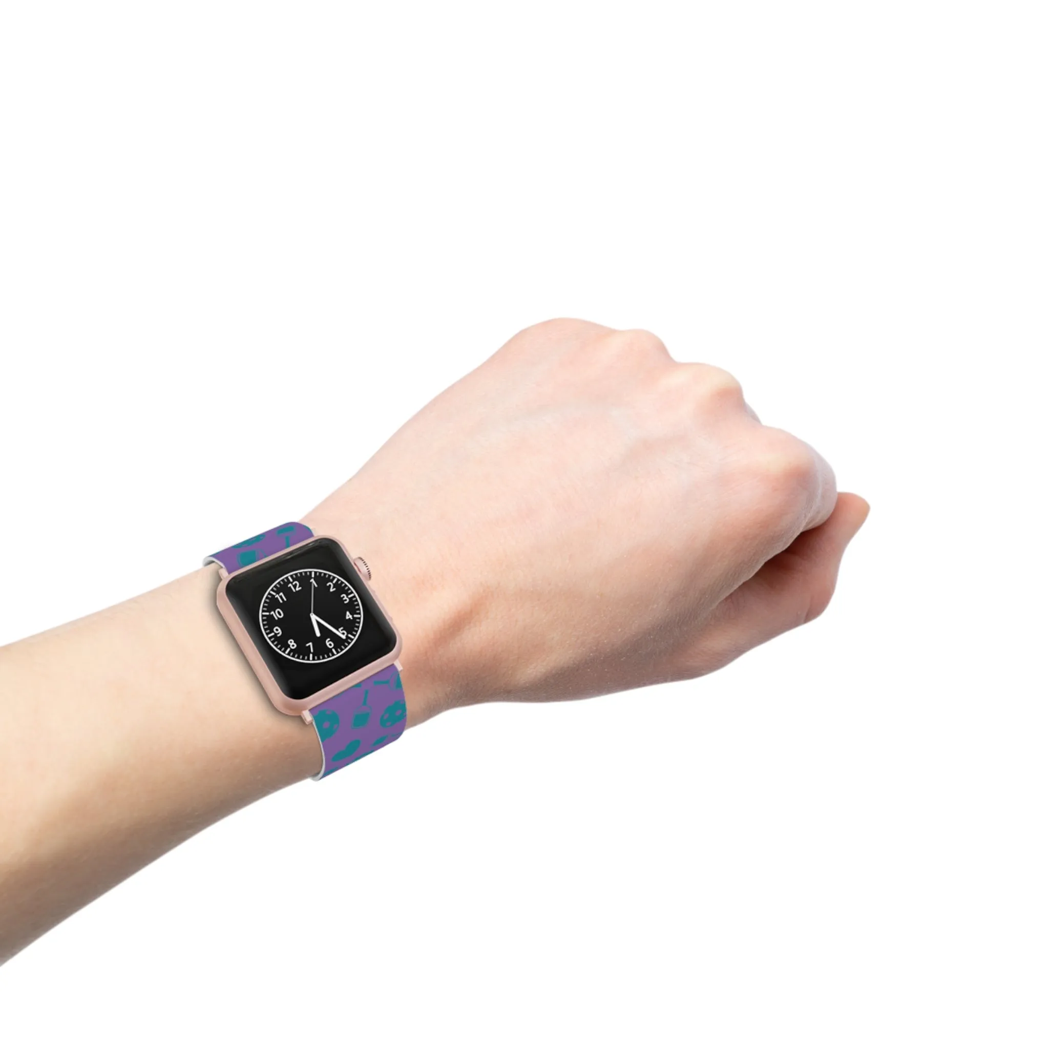 Copy of pickle ball pattern, Watch Band for Apple Watch, pickleball, pickle ball, gamer, tennis, ping pong, sports, watch band,