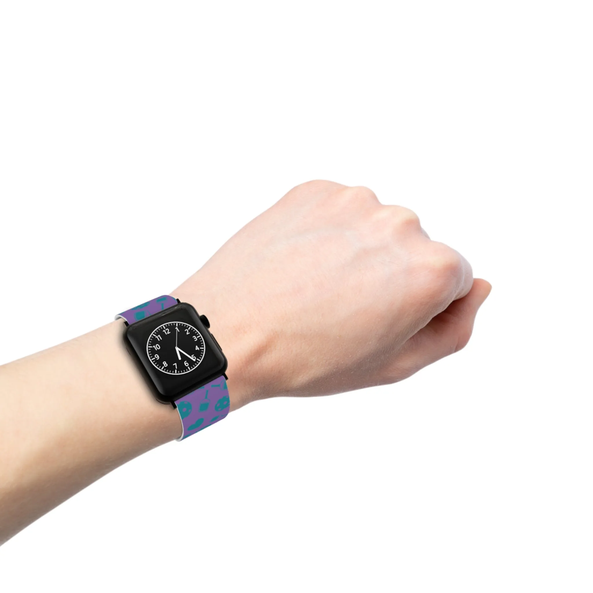 Copy of pickle ball pattern, Watch Band for Apple Watch, pickleball, pickle ball, gamer, tennis, ping pong, sports, watch band,