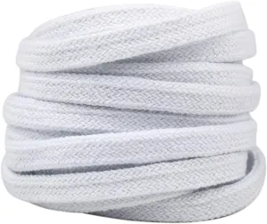 Cotton Flat Shoe Laces for Sneakers Boots Sports Athletic Canvas Shoes Thick Strings