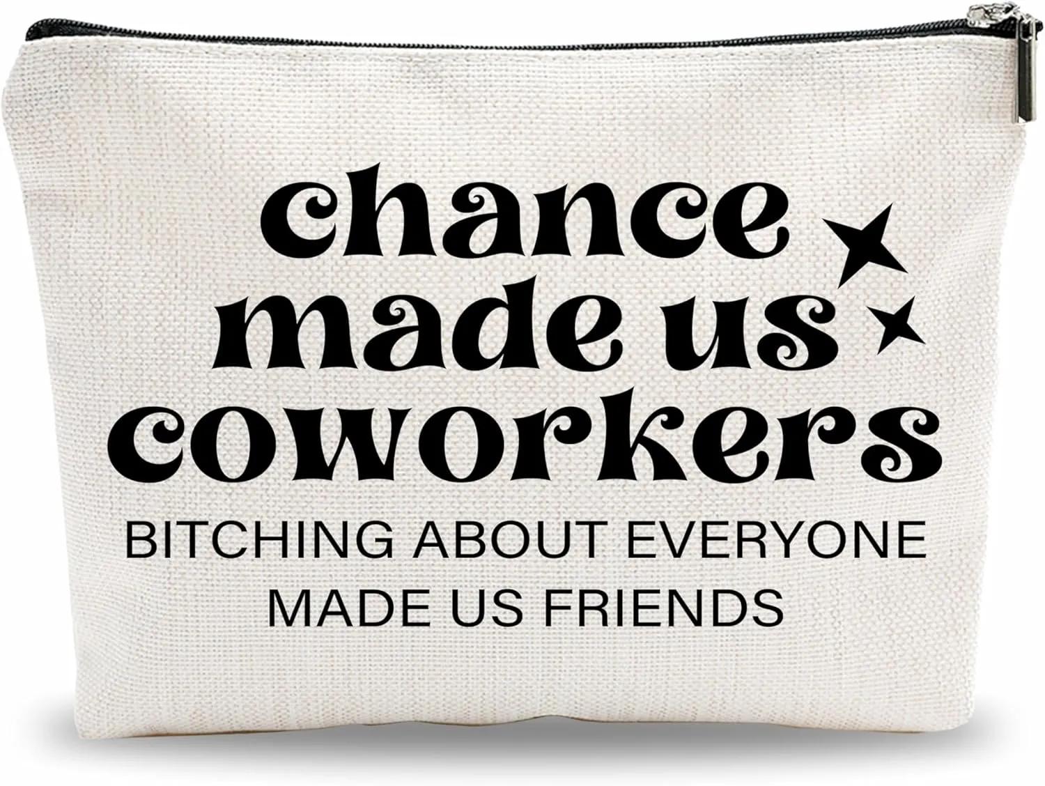Coworker Gift Make Up Bag, Chance Made Us Coworkers, Funny Cosmetic Bag For Colleague, Toiletry Bag, Birthday Gift For Women, Women Accessories - A03