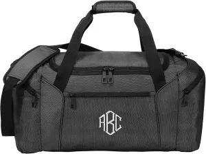 Custom Form Duffel Bag for Men Women - Add Your Monogram - Personalized Weekender Bag for Gym, Overnight, Travel
