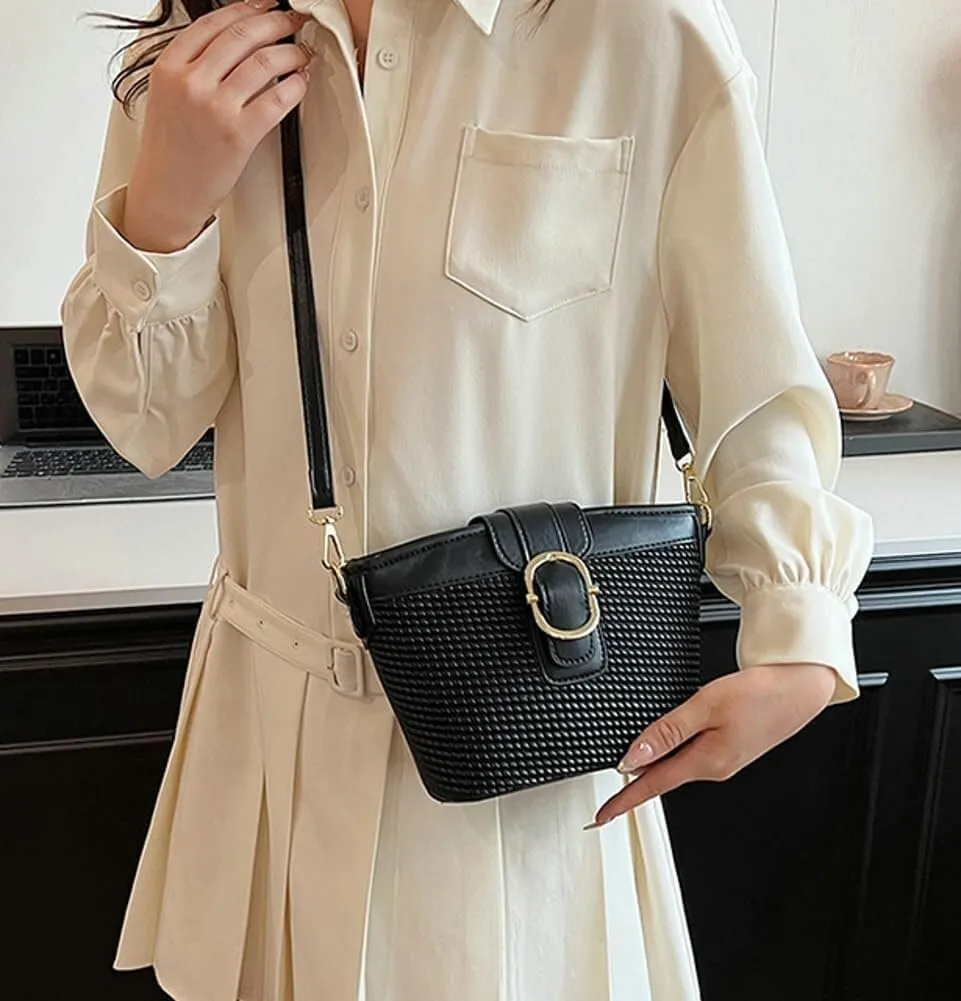 Cute 2025 Designer PU Leather Shoulder Crossbody Handbag for Womens Small Totes Satchel Clutch