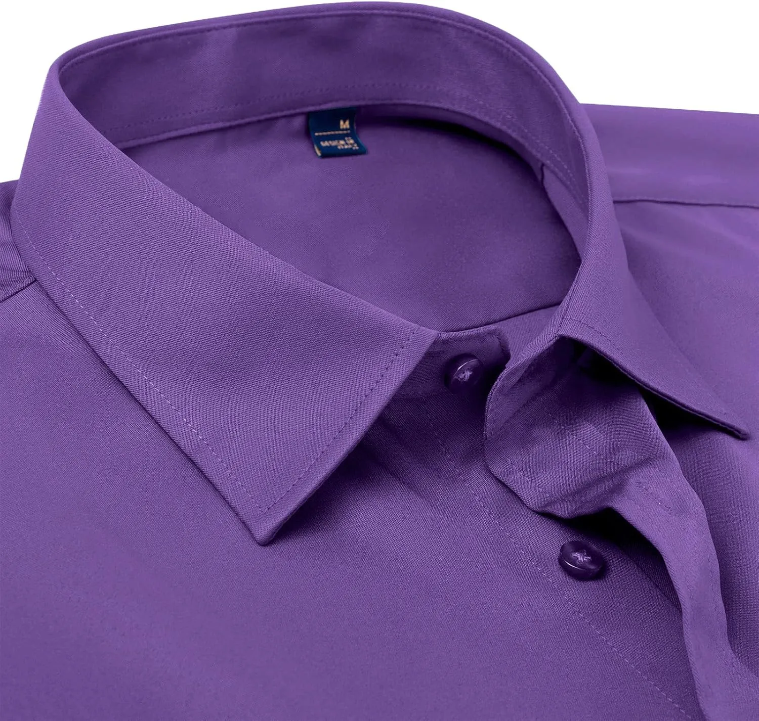 DEMEANOR Mens Dress Shirts Long Sleeve Dress Shirts for Men Slim Fit Button Down Shirts Big and Tall Button Up Shirts