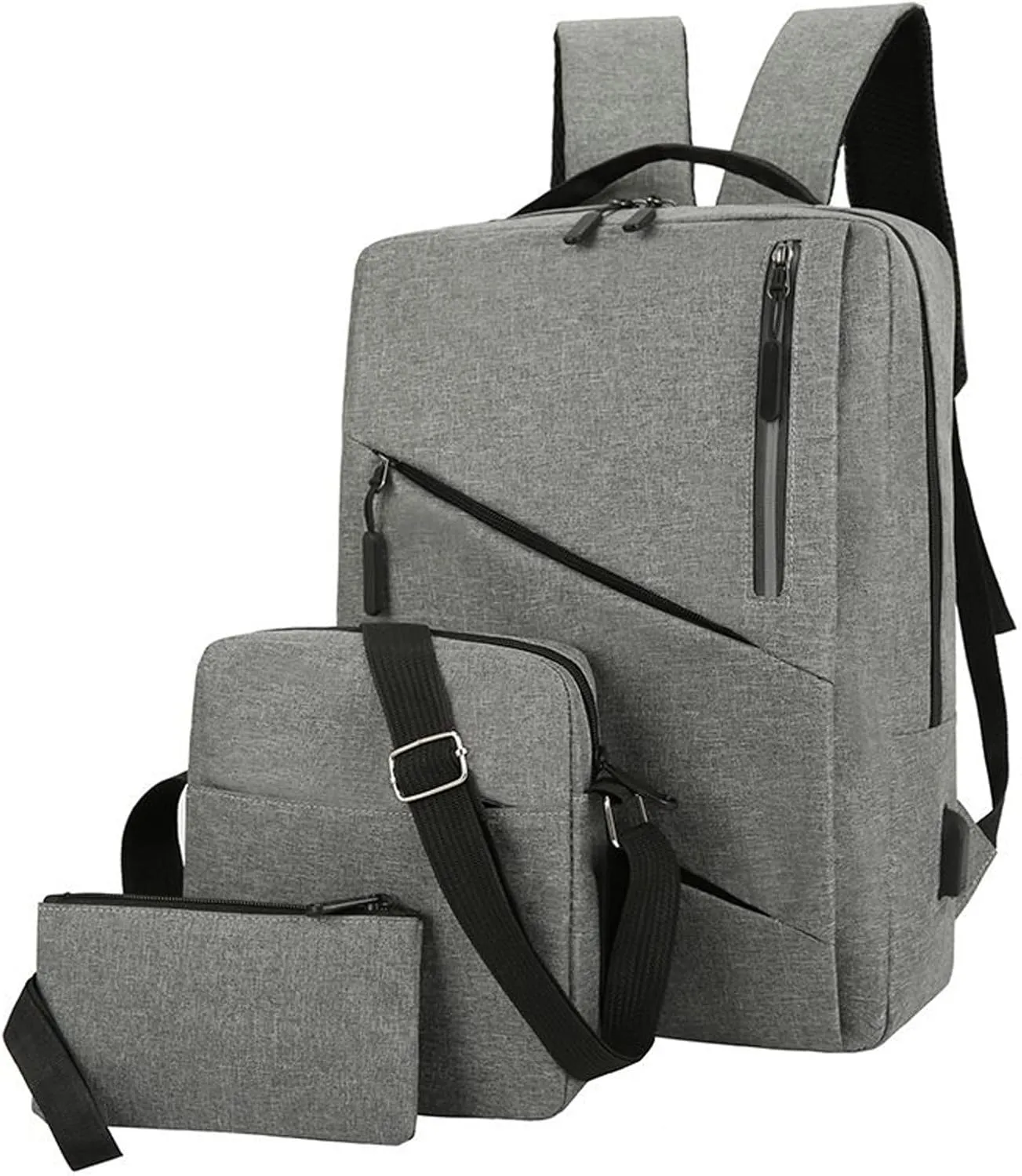 Designer Purses for Women Retro Large Capacity Solid Soft Fashion Backpacks Anti Theft Crossbody Bags for Women(Grey)