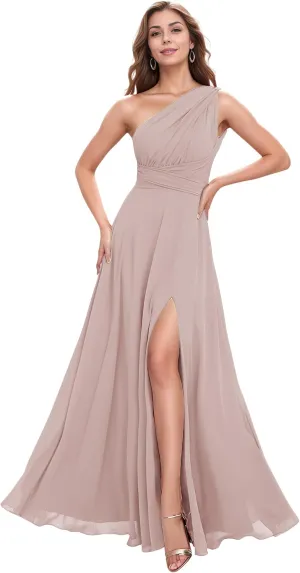 DREAMIND Infinity Bridesmaid Dress Chiffon Prom Dress with Bandeau Women Twist Wrap Dress Convertible Multi-Way Formal Dress