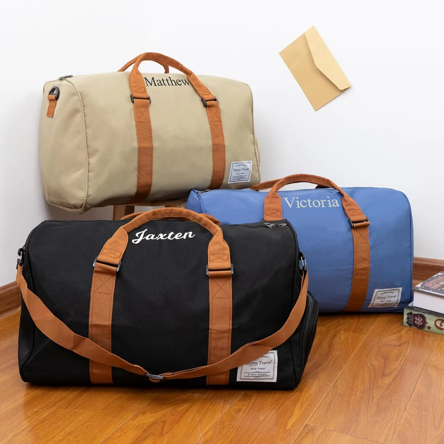 Duffel Bags for Men Personalized Travel Weekender Overnight Bag Gym Tote Bag Overnight Bags for Men Shoulder Weekender Overnight Bag for Men