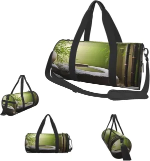 Duffle Bags Stone Spa Gym Bag for Men Women Waterproof Travel Duffle Bags Convertible Carry on Garment Bag for Travel Sports