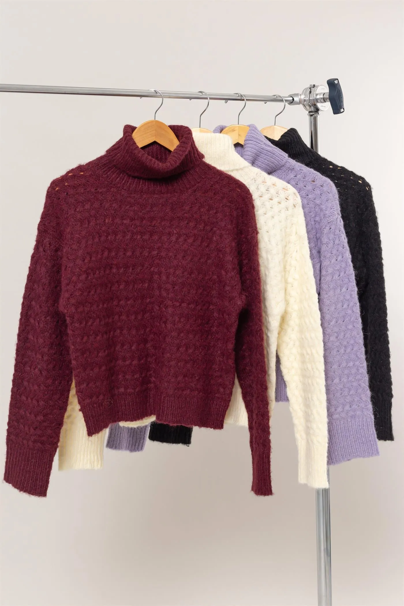 DZ24F608-Turtleneck Sweater