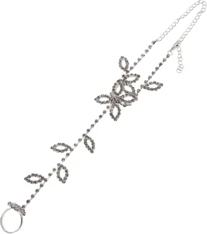 Elegant Rhinestone Anklet Foot Jewelry Beach Foot Chain Wedding Jewelry Ankle Bracelet