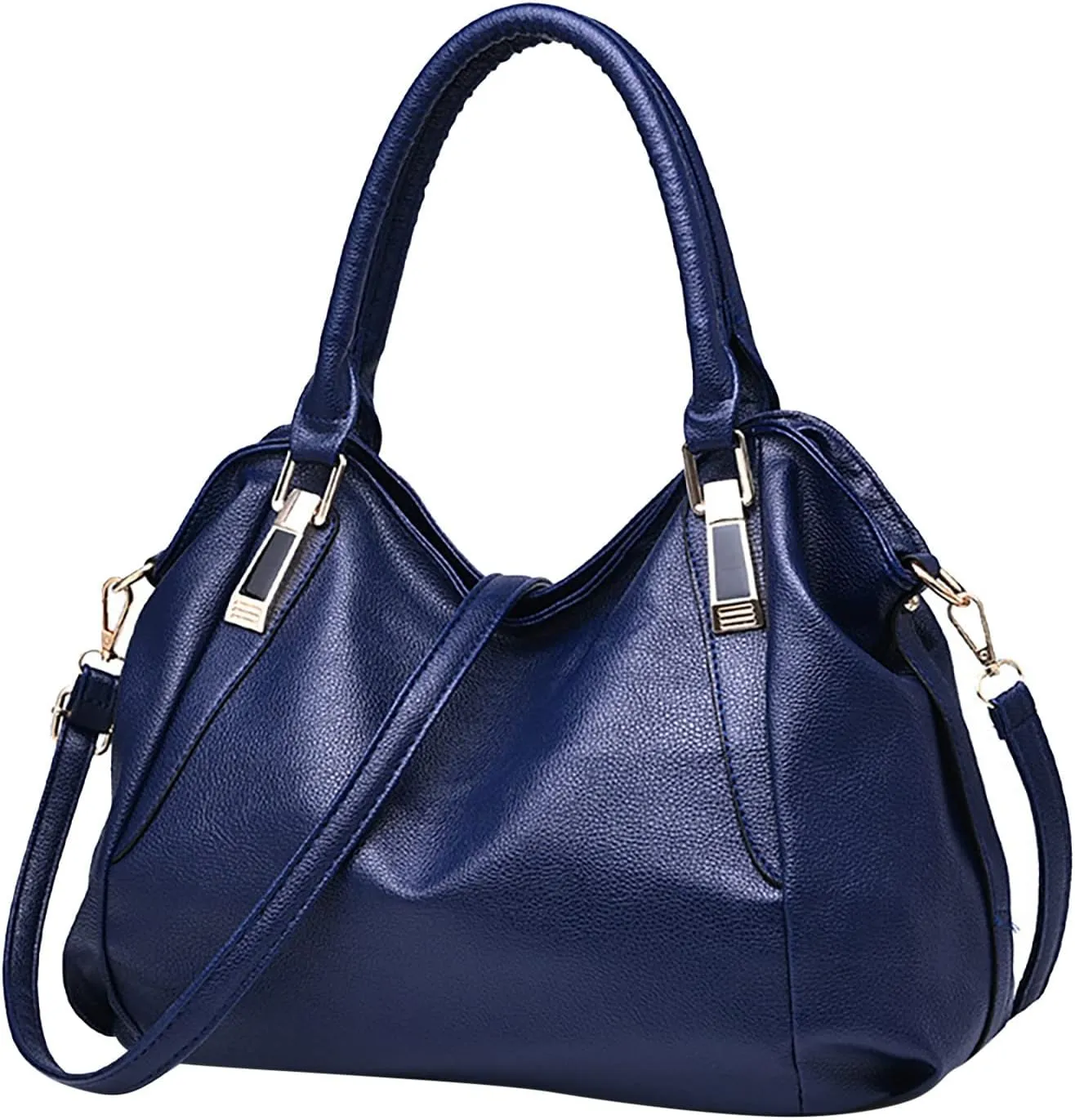 Elegant Tote Handbag for Women - Ladies Purse Satchel Shoulder Bag - Underarm Leather Dumplings Bag
