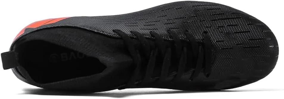 ESXGED Unisex Womens Soccer Cleats Shoes Mens Ankle Sock Football Boots Training Athletic Turf Sneakers