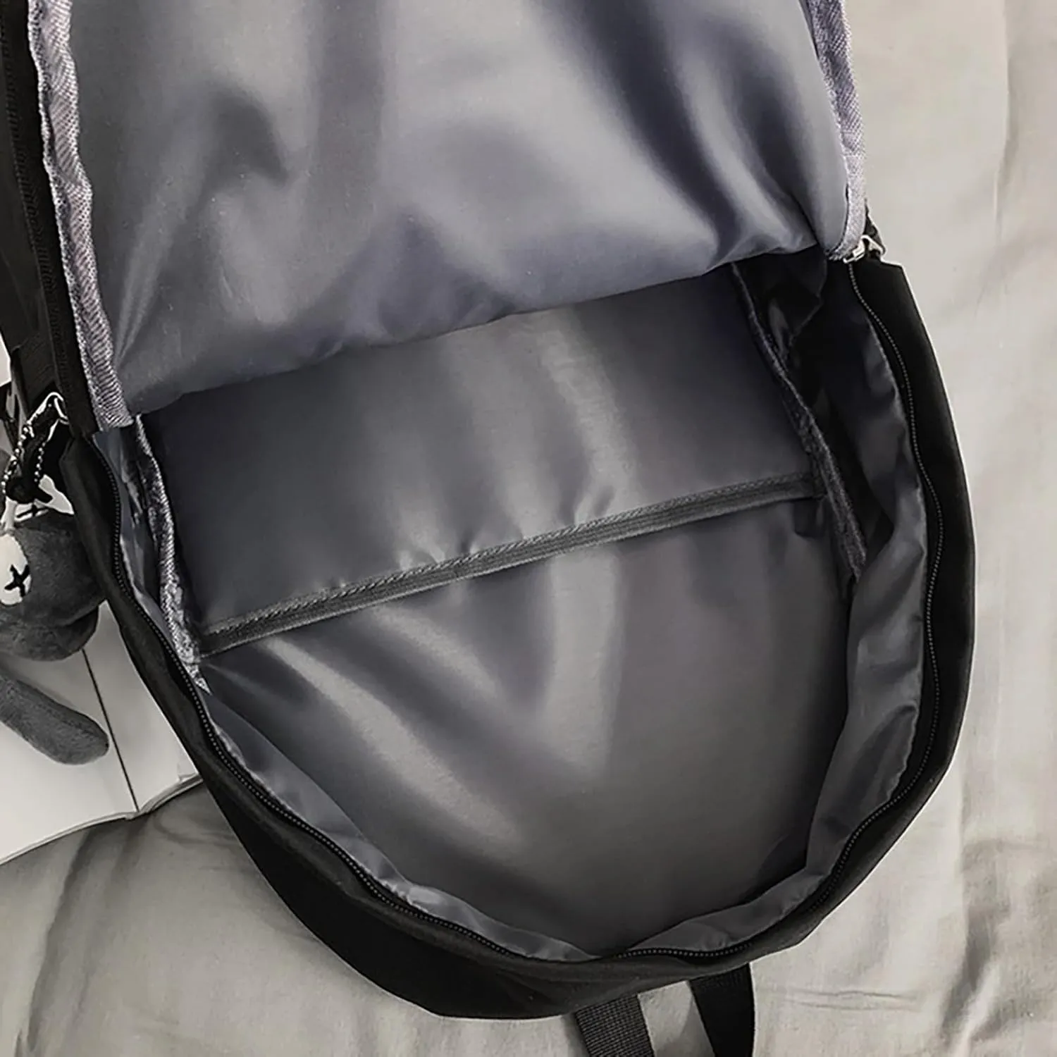 Fashion Cloth Canvas Backpack for Women Comfortable Leather Student Backpacks Designer Backpack Purse for Women(Black)