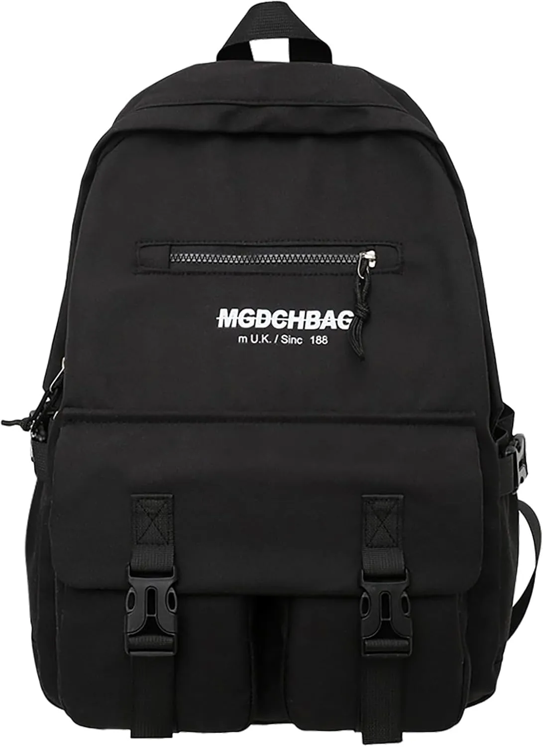 Fashion Cloth Canvas Backpack for Women Comfortable Leather Student Backpacks Designer Backpack Purse for Women(Black)