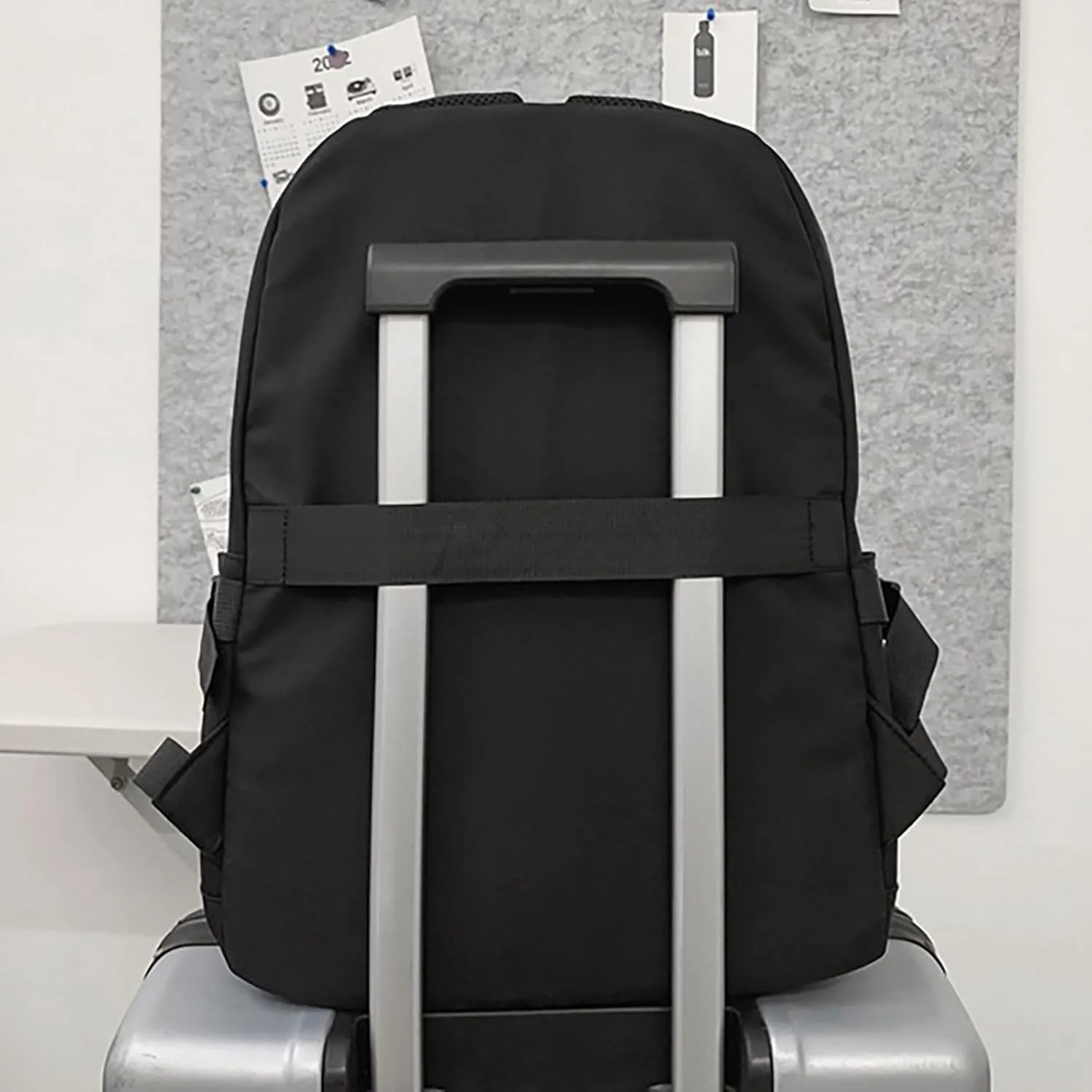 Fashion Cloth Canvas Backpack for Women Comfortable Leather Student Backpacks Designer Backpack Purse for Women(Black)