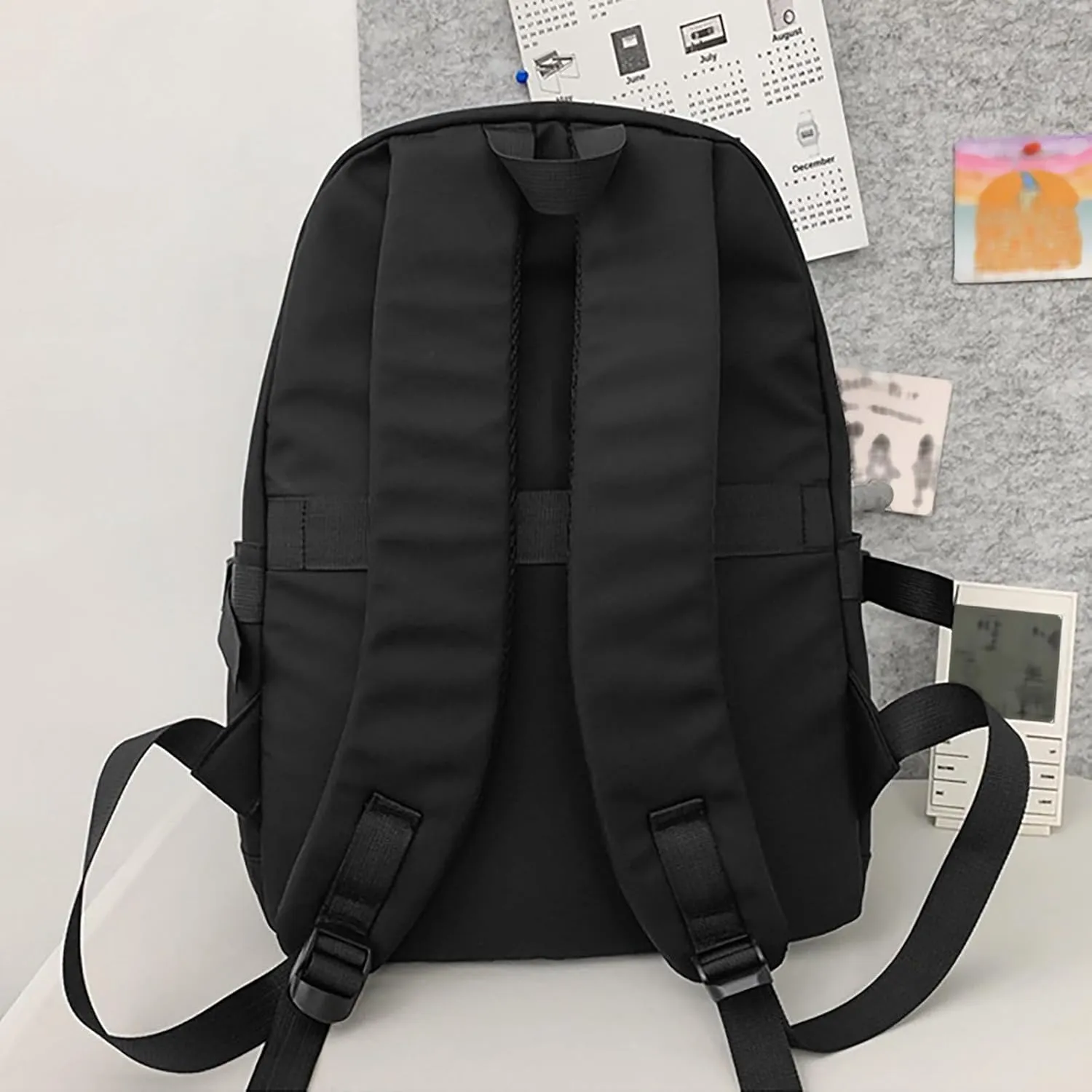 Fashion Cloth Canvas Backpack for Women Comfortable Leather Student Backpacks Designer Backpack Purse for Women(Green)
