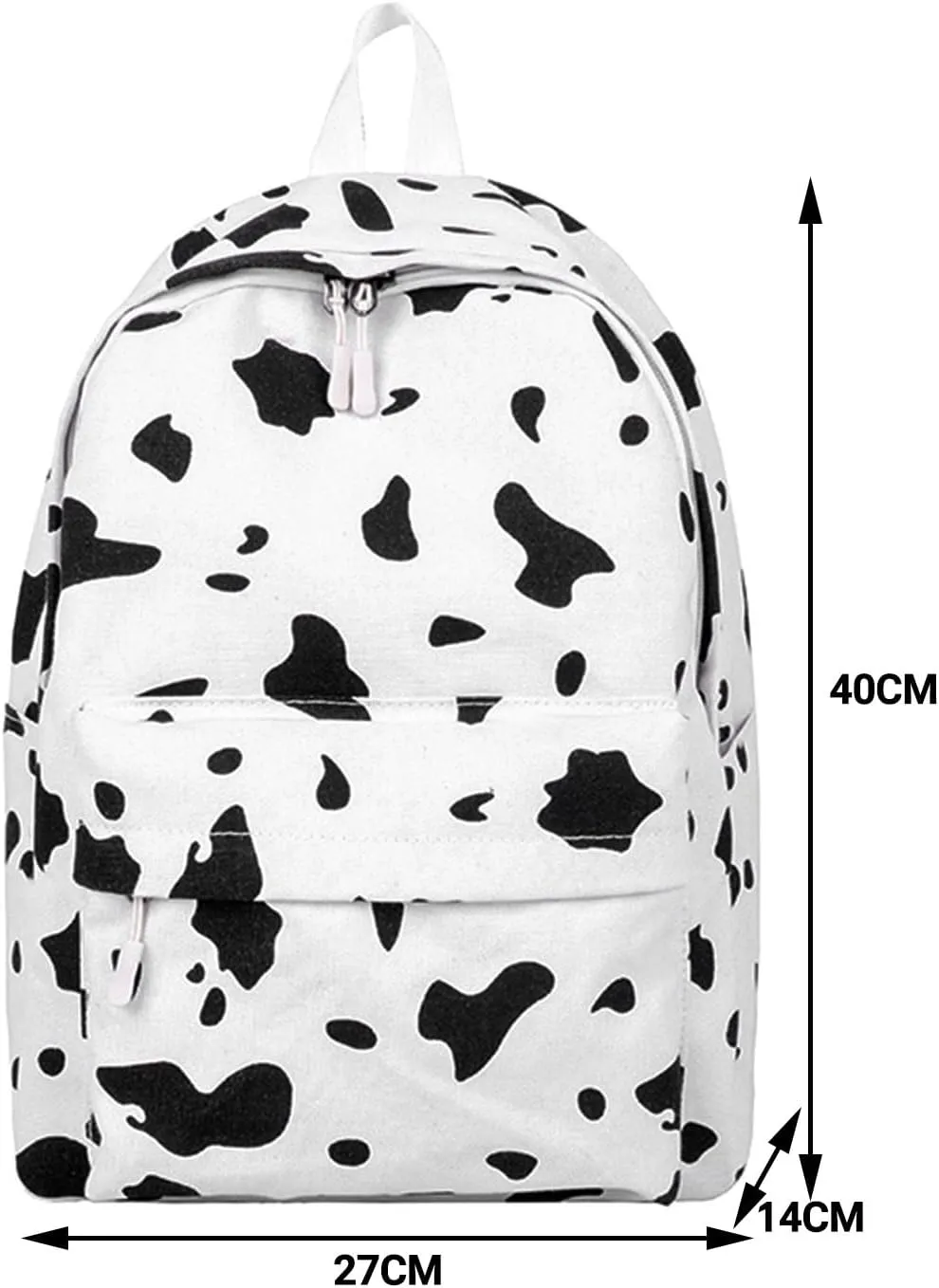 Fashion Cloth Canvas Backpack for Women Waterproof Nylon Anti-Theft Rucksack Designer Backpack Purse for Women(Black)