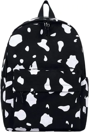 Fashion Cloth Canvas Backpack for Women Waterproof Nylon Anti-Theft Rucksack Designer Backpack Purse for Women(Black)