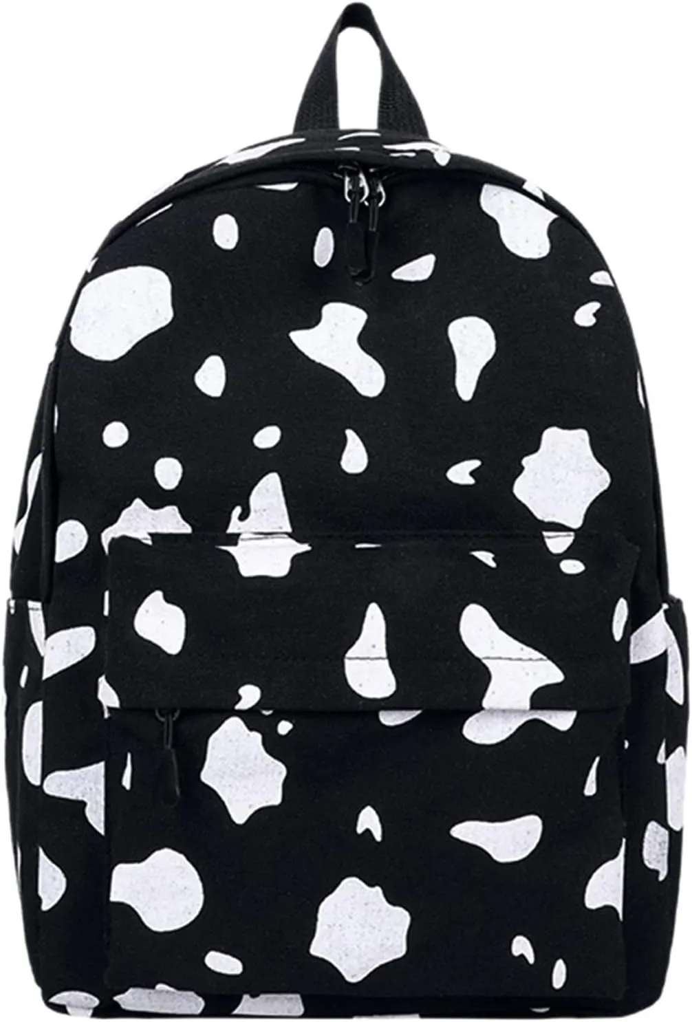 Fashion Cloth Canvas Backpack for Women Waterproof Nylon Anti-Theft Rucksack Designer Backpack Purse for Women(Black)