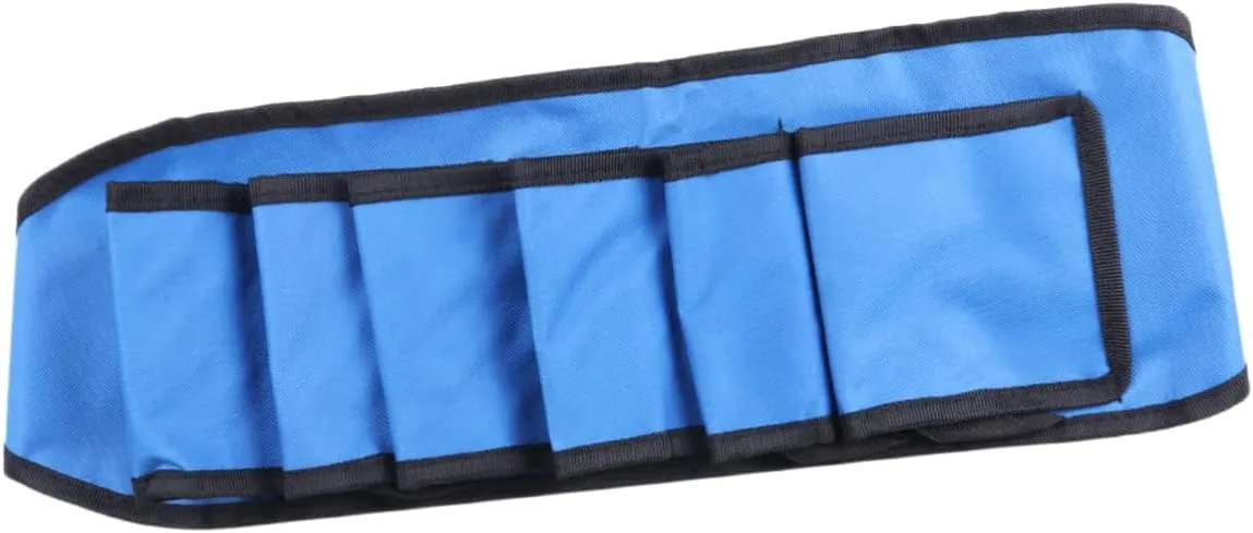 FAVOMOTO Mountaineering Beer Belt Holder Outdoor Drink Storage Waist Bag for Travel Hiking Parties Durable Blue Fanny Pack with Zipper Pocket for Keys and Phone