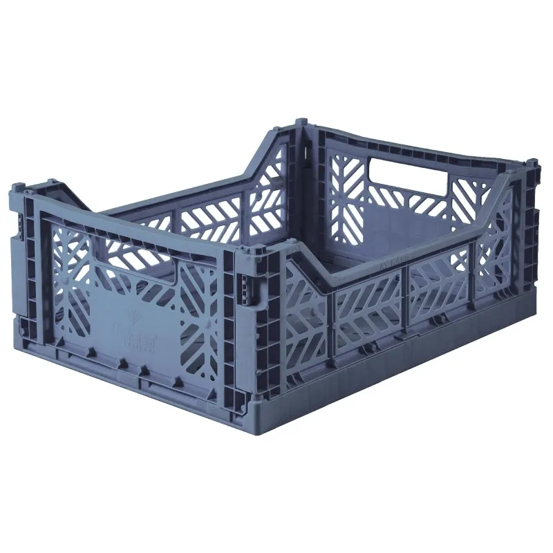 Foldable Crates Medium - Cobalt Blue