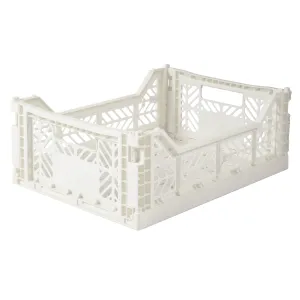 Foldable Crates Medium - Coconut Milk