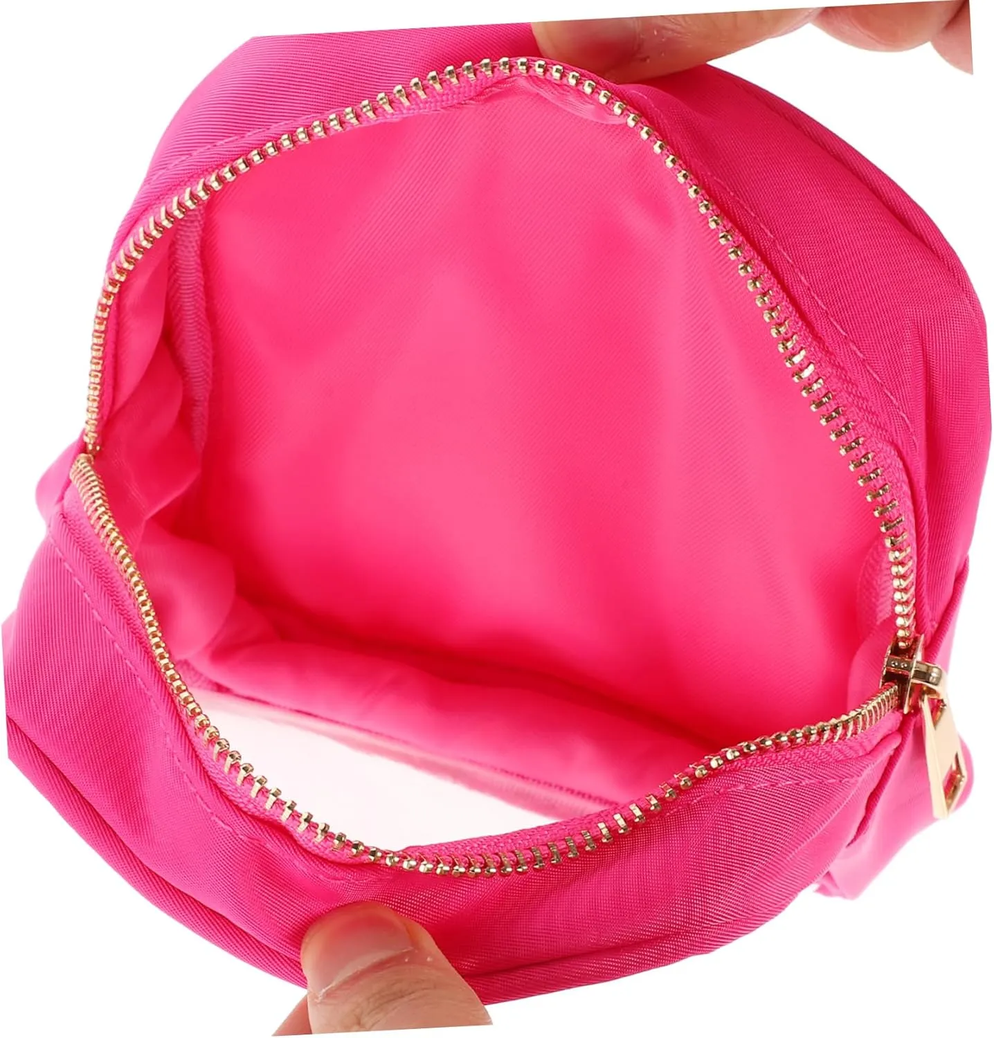 FRCOLOR Hanging Toiletry Travel Bag for Women Makeup Bag Zipper Compact Storage for Cosmetics