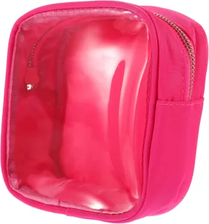FRCOLOR Hanging Toiletry Travel Bag for Women Makeup Bag Zipper Compact Storage for Cosmetics