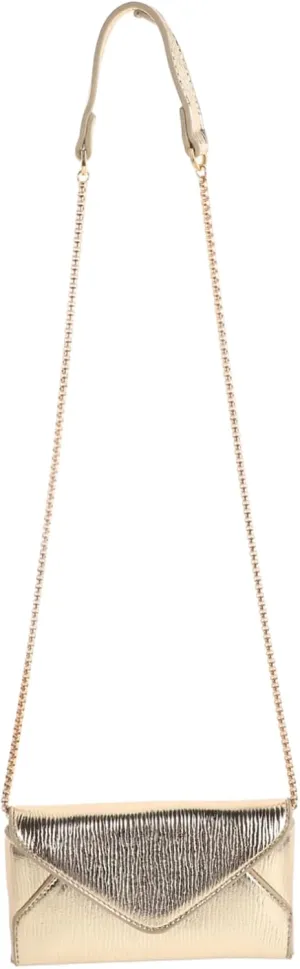 FRCOLOR Stylish Shoulder Bag Durable Material Elegant Chain Detail Versatile Clutch Purse for Evening Events Weddings and Daily Use Compact Phone Bag