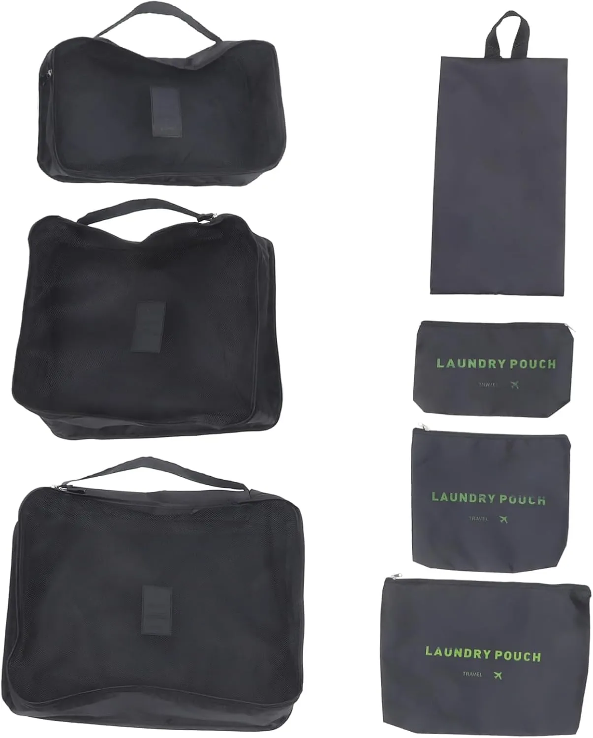 GALPADA Travel Packing Cubes Set 7pcs Luggage Organizer Bags Packing Bags for Suitcases Compact Storage for Clothes Cosmetics Shoes