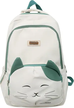 Girls Fashion Mini Backpack Purse Waterproof Stylish Daypack Purses Shoulder Bags Multipurpose Design Backpack(White)