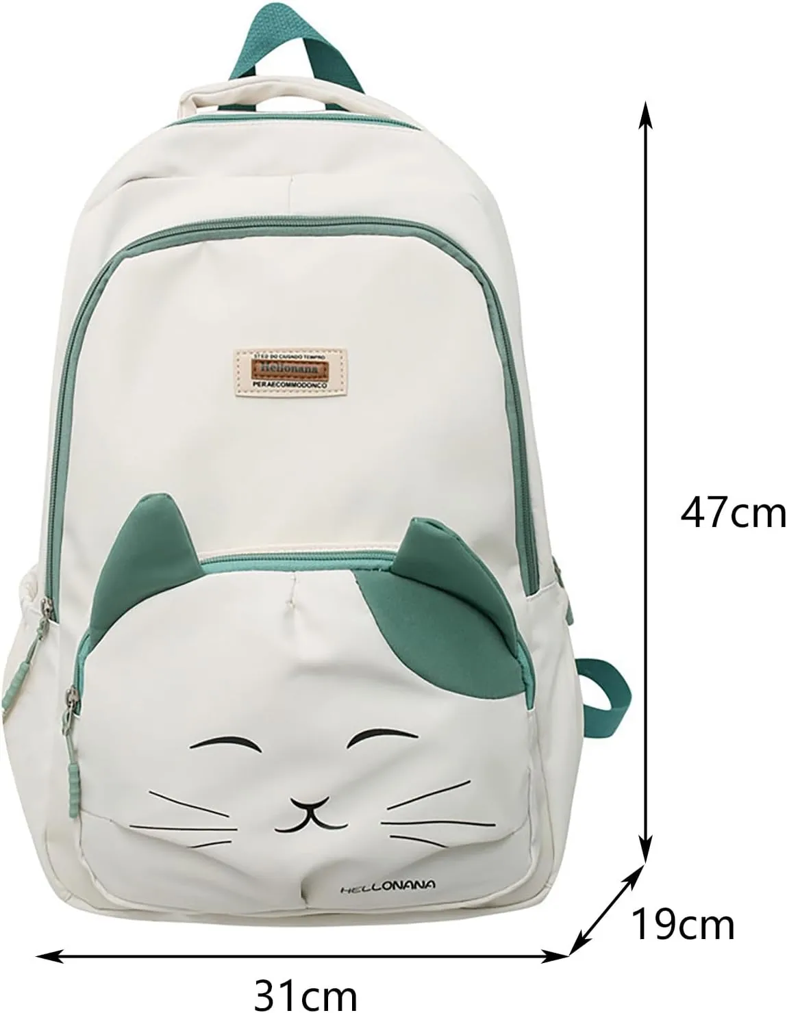 Girls Fashion Mini Backpack Purse Waterproof Stylish Daypack Purses Shoulder Bags Multipurpose Design Backpack(White)