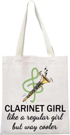 GJTIM Clarinetist Gift - Clarinet Player & Lover Zipper Pouch Makeup Bag for Clarinet Teacher