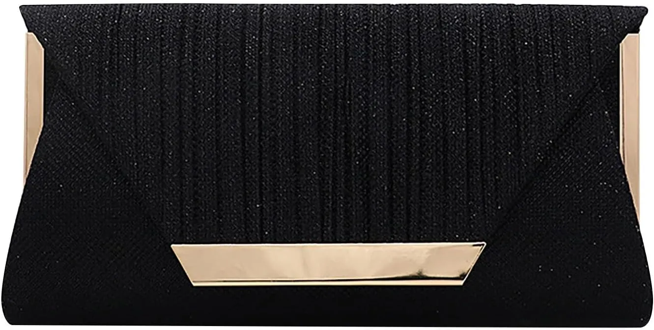 Glitter Clutch Purses Women Evening Bags Envelope Cluthes Formal Handbags Wedding Party Prom Purse Handbag Hanger