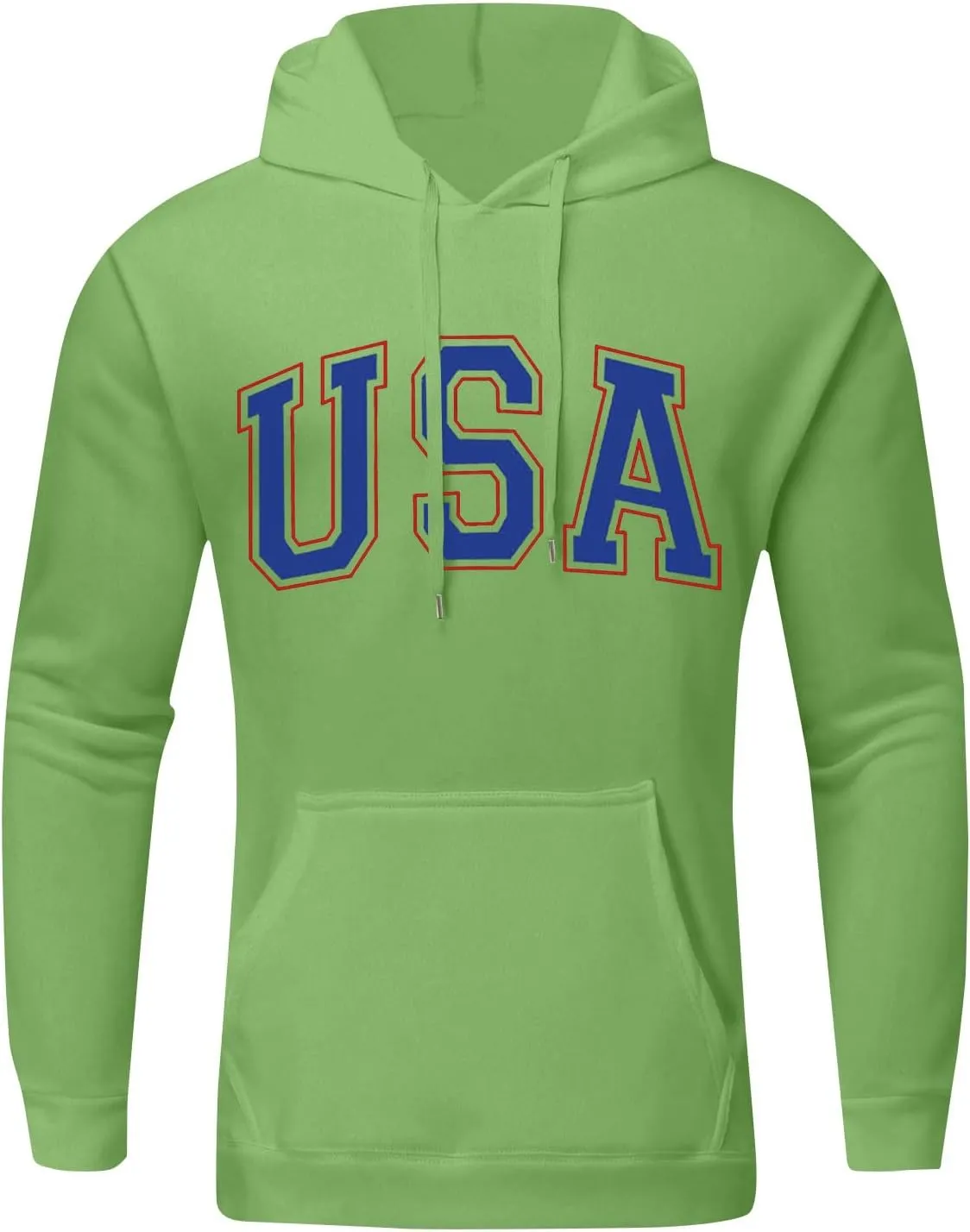 GOFULY Men'S Fashion Hoodies & Sweatshirts Palm Tree Print Fall Fleece Sweatshirts Streetwear Long Sleeve Pullover Hoodie