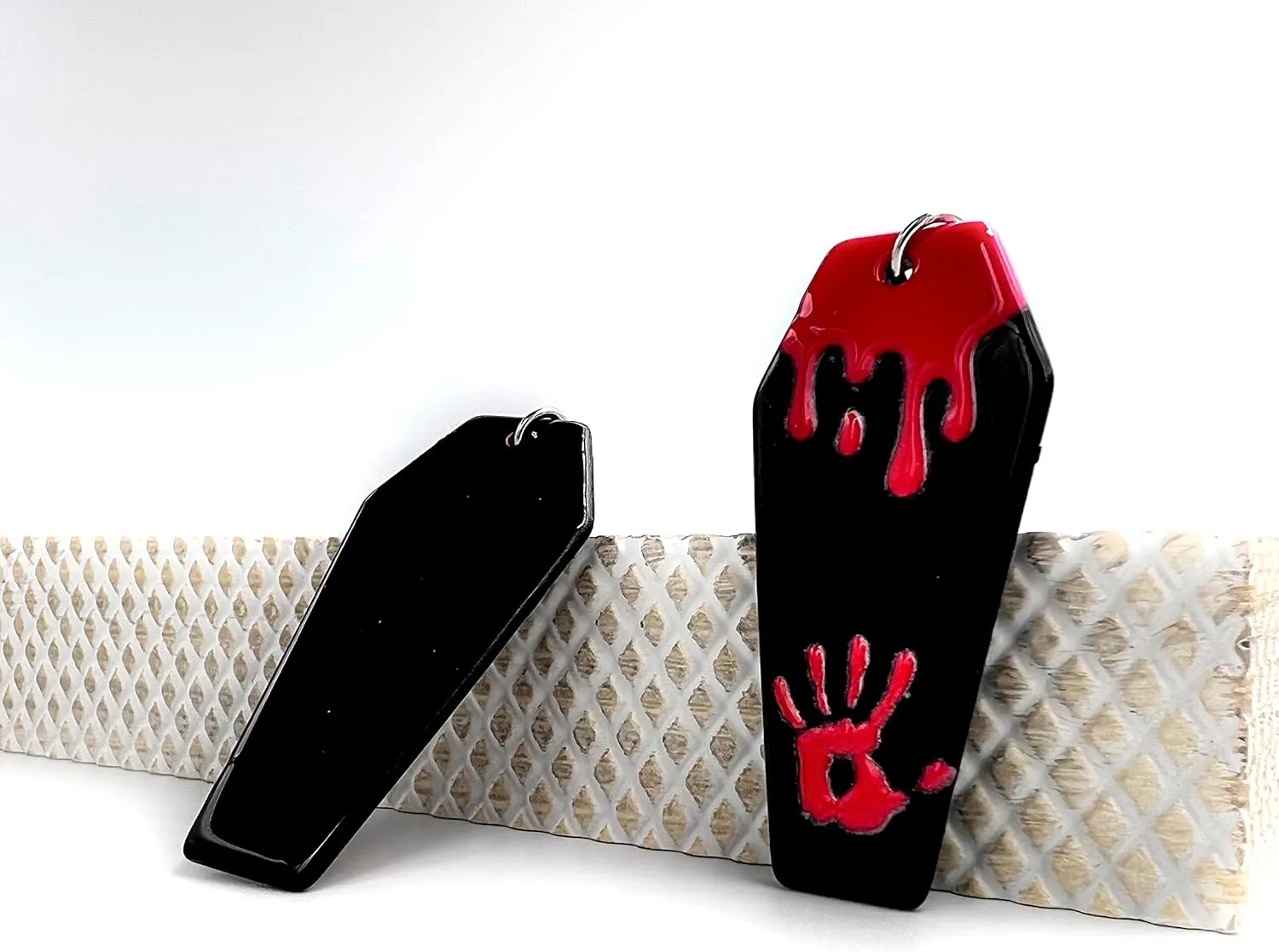 Halloween Earrings for Women - Spooky Halloween Jewelry - Middle Finger Earrings - Poison Jewelry