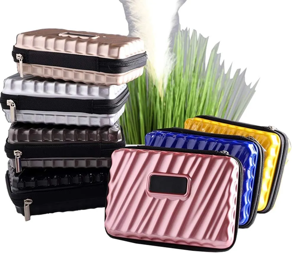 Hard Shell Zippered Makeup Toiletry Bag Durable Shock-Resistant Women Cosmatic Case Waterproof Storage Outdoors Men Business Travel Portable Washing Bag (black)