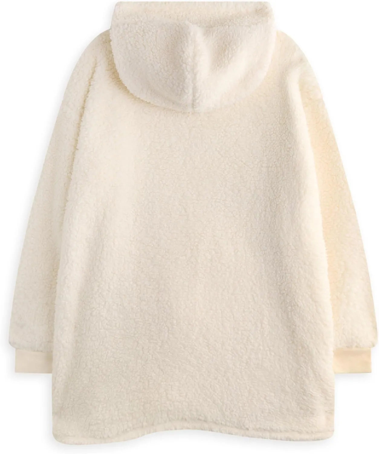 Harry Potter Oversized Wearable Blanket Hoodie Options for Men and Women | White AOP, Hedwig or Navy with Logo Sherpa Fleece