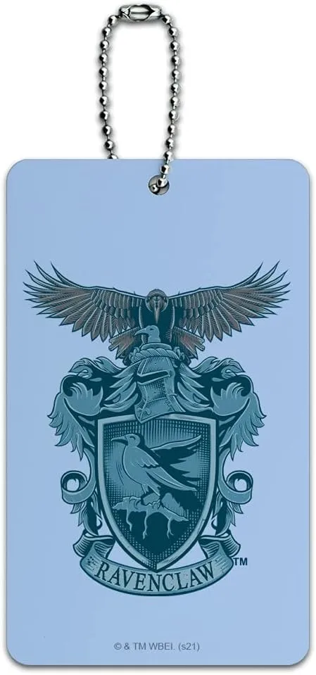 Harry Potter Ravenclaw Raven Crest Luggage Card Suitcase Carry-On ID Tag