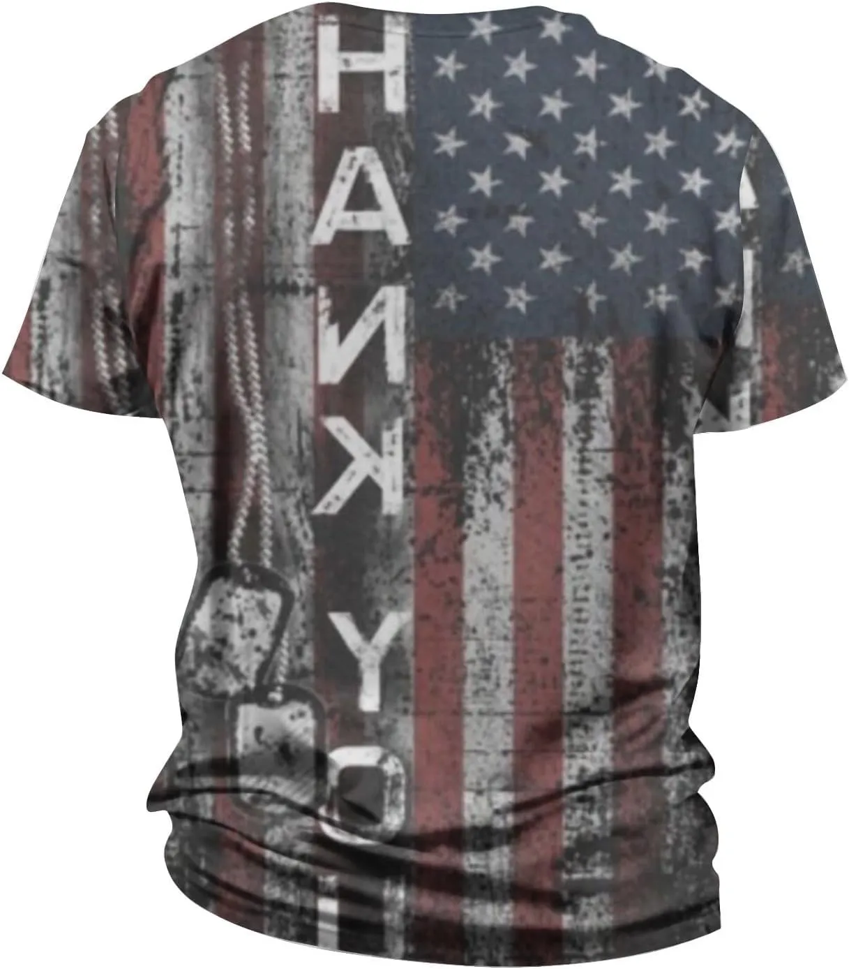 Henley Shirts 4th of July Shirts Short Sleeve Star Striped Summer Shirts Graphic Tees