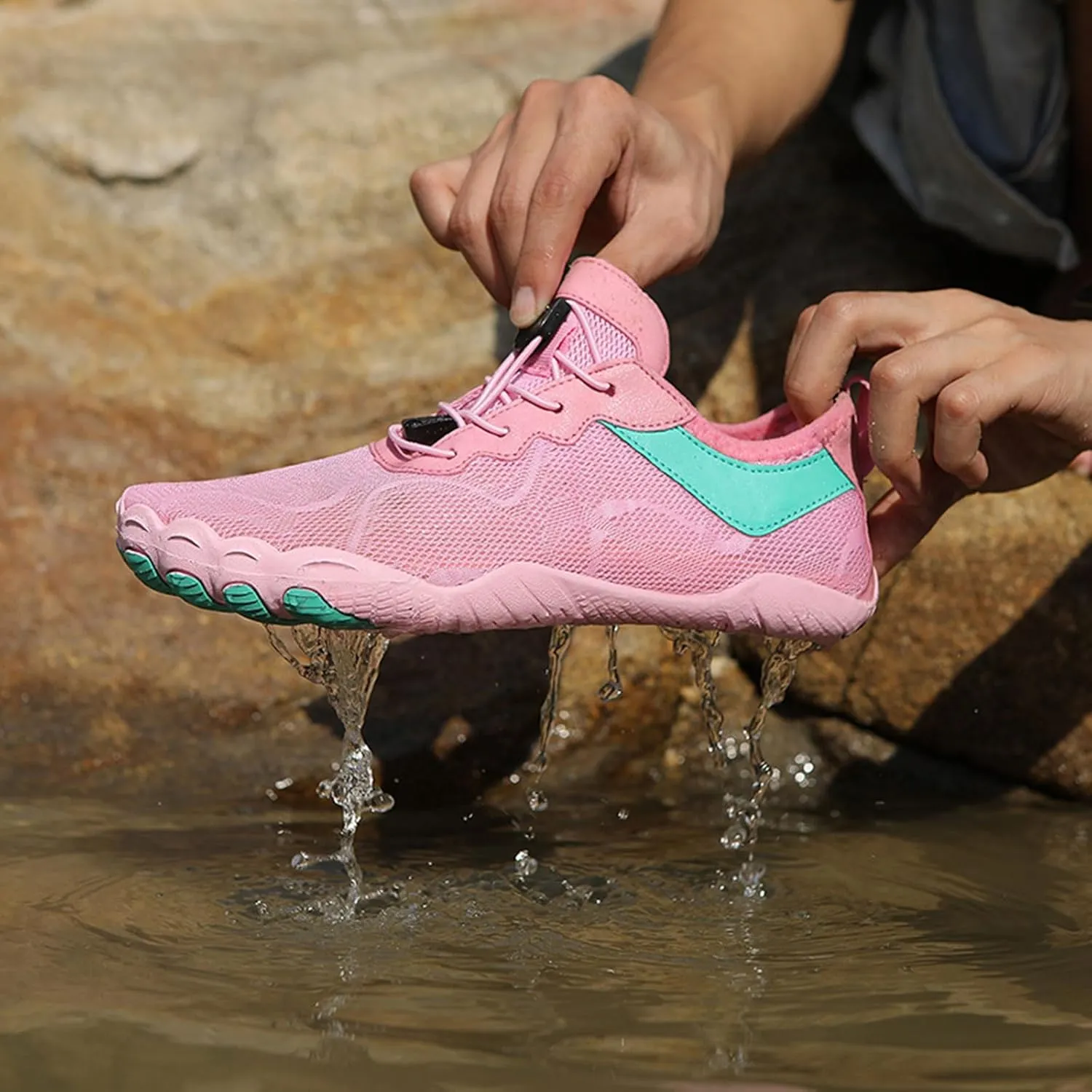 Hike Barefoot Shoes for Womens Mens Footwear, Pro Barefoot Shoes with Wide Toe Box, Breathable Healthy & Non-Slip Walking Hiking Trail Running Shoes