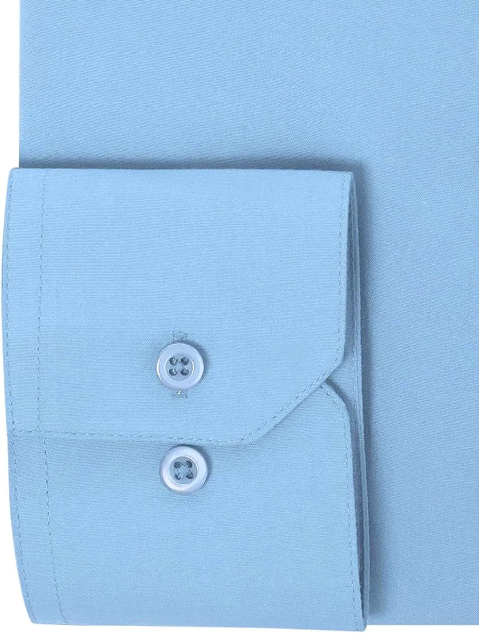 Italy Men's Long Sleeve Solid Premium Dress Shirt
