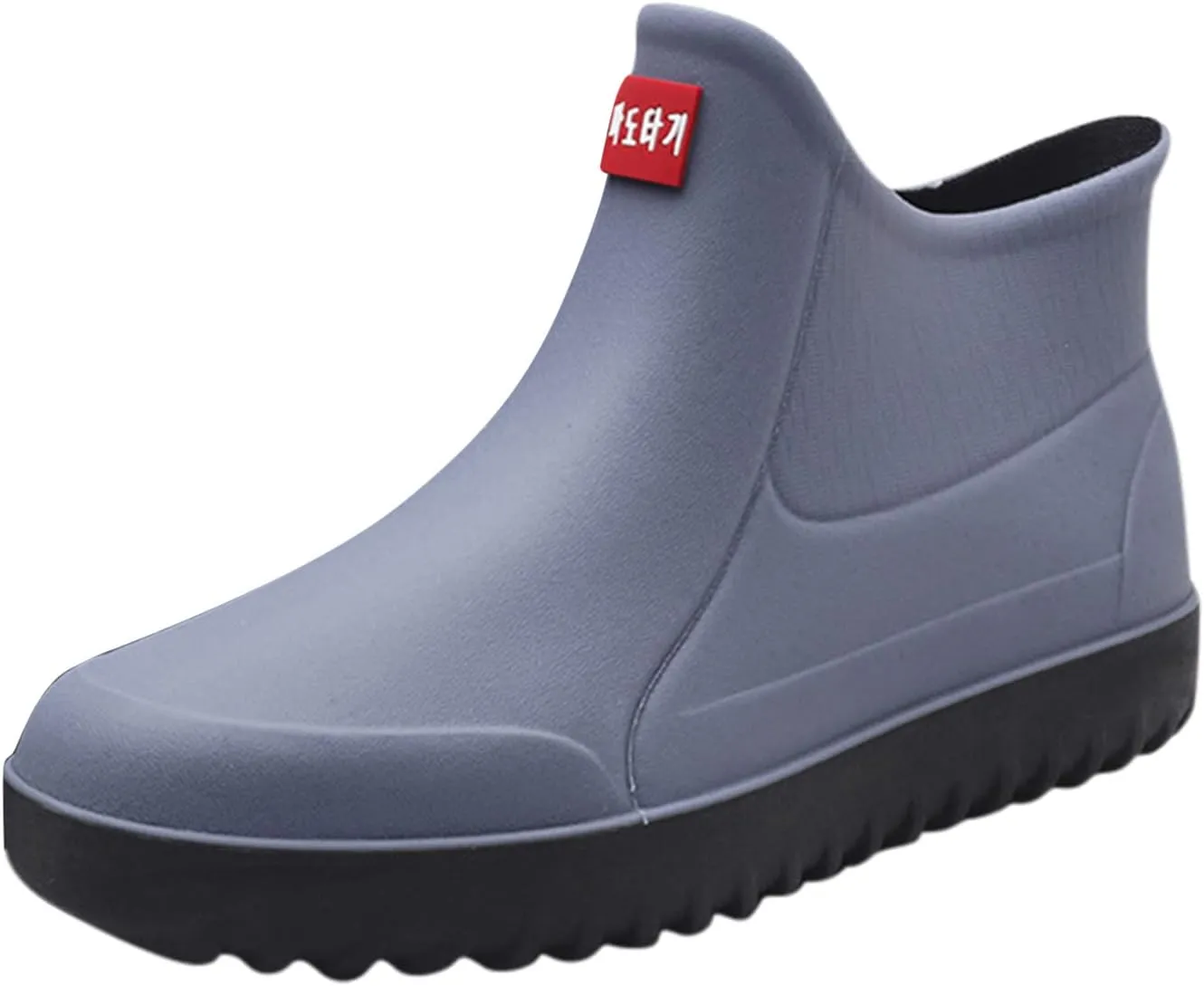 IWIHMIV Ankle Rain Boots for Women Rain Boots for Women Lightweight Waterproof Rubber Boots Women's Comfort Non-Slip Outdoor Rain Boots