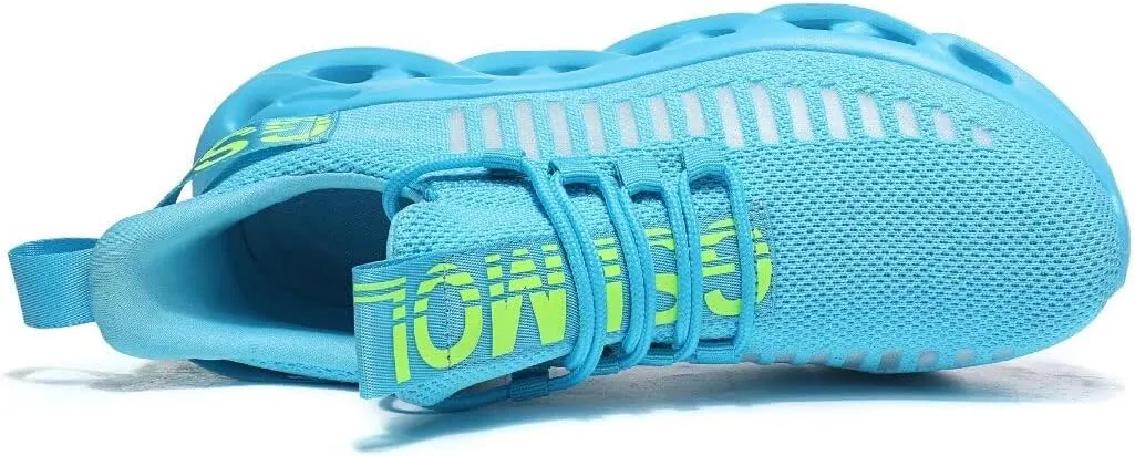 Jakcuz Women's Lace Up Walking Shoes Breathable Ultra Lightweight Sport Casual Ladies Girls Fashion Platform Sneakers